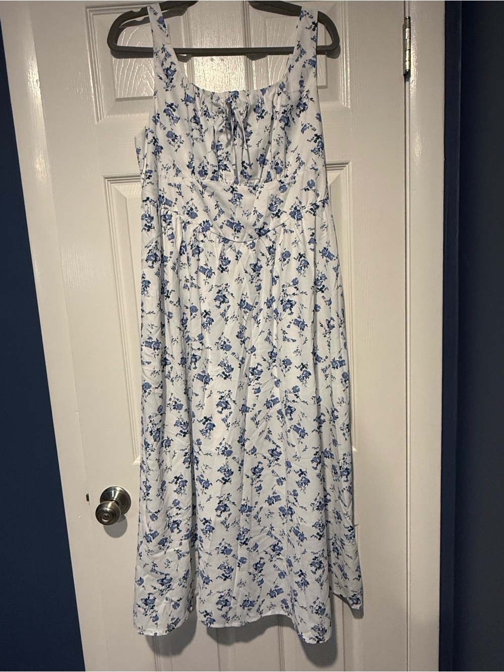 White Floral Maxi Dress